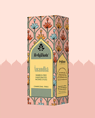 Holywaste Anandha Bamboo-less charcoal free Dhoop Incense sticks(30 sticks)